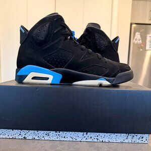 Jordan 6 "UNC" 2017 release, Stored in original box.